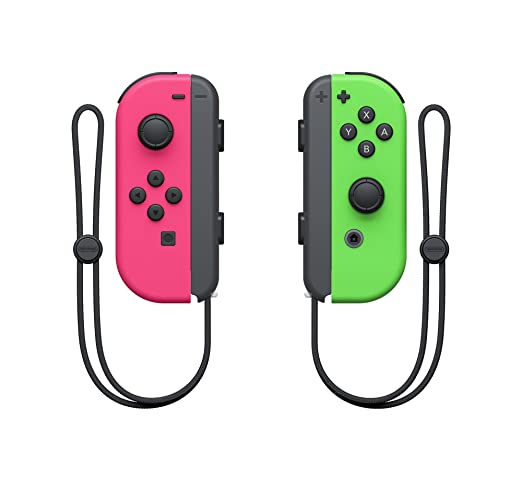 Nintendo Joy Con (L/R Rosa Neón/Verde Neón) (Nintendo Switch)