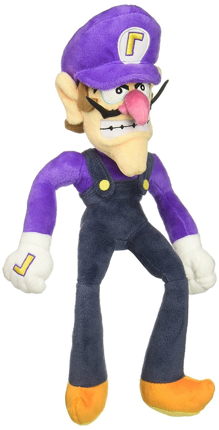 J2Games.com | Nintendo Plush 13-inch Waluigi (Brand New).