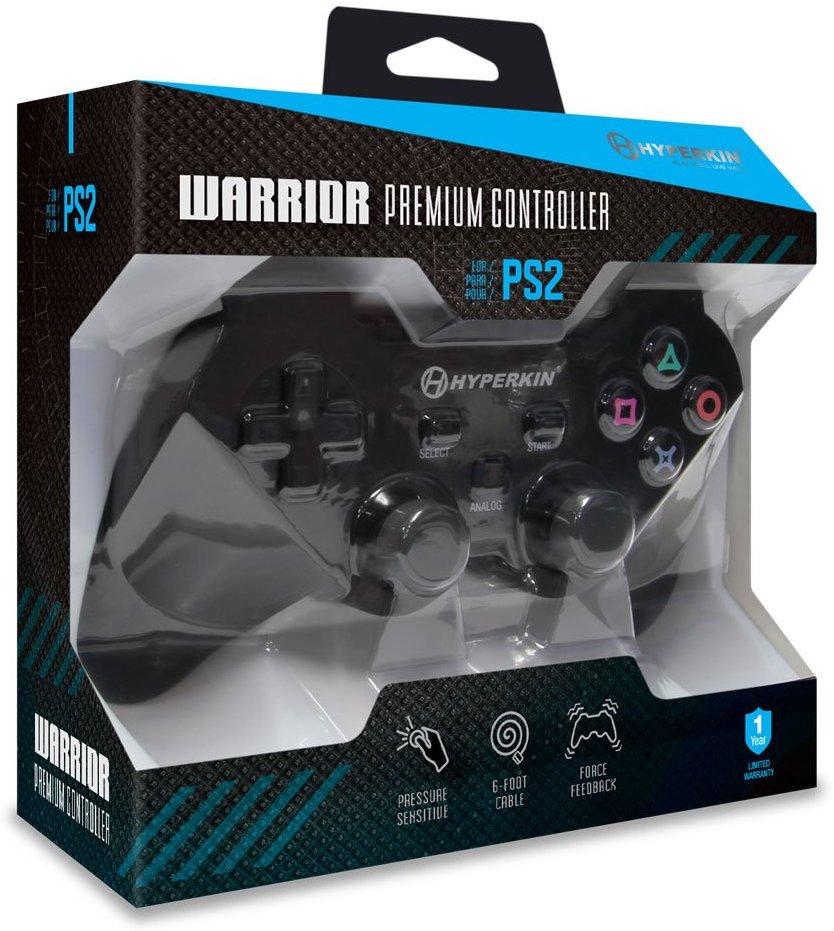 J2Games.com | Warrior Premium Controller for PS2 Black (Hyperkin) (Brand New).