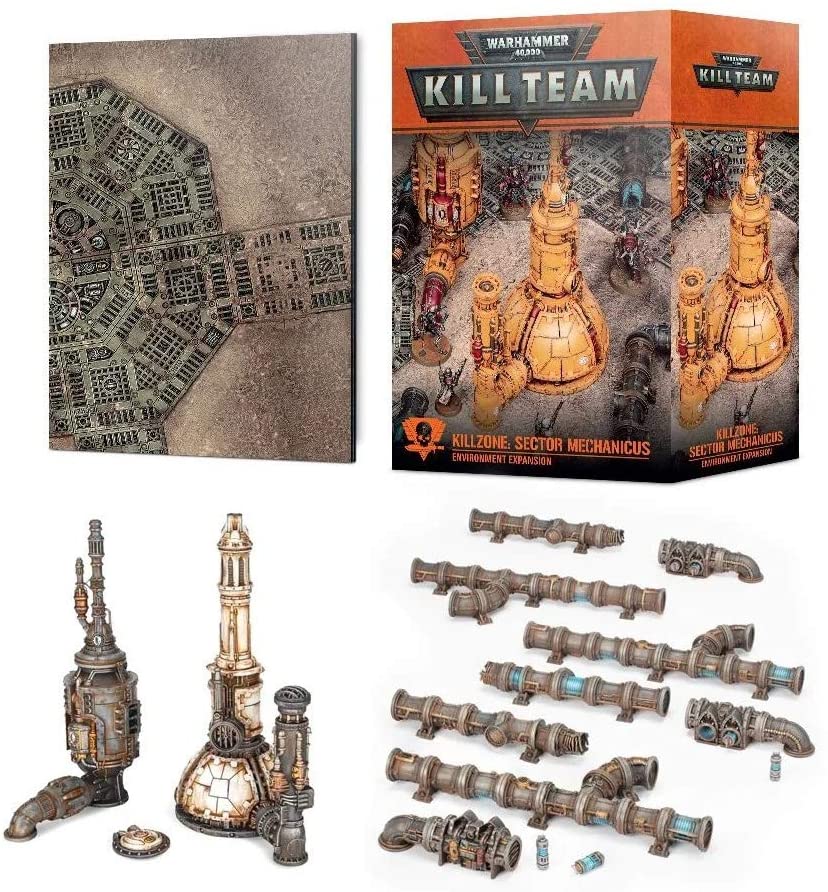 Warhammer 40K Kill Team Killzone Sector Mechanicus Caja de expansión ambiental (Warhammer)