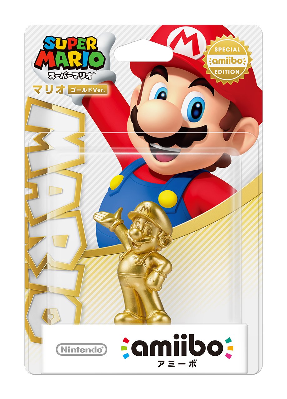 Amiibo dorado de edición especial de Mario: Serie Super Mario Bros. (Nintendo Switch)