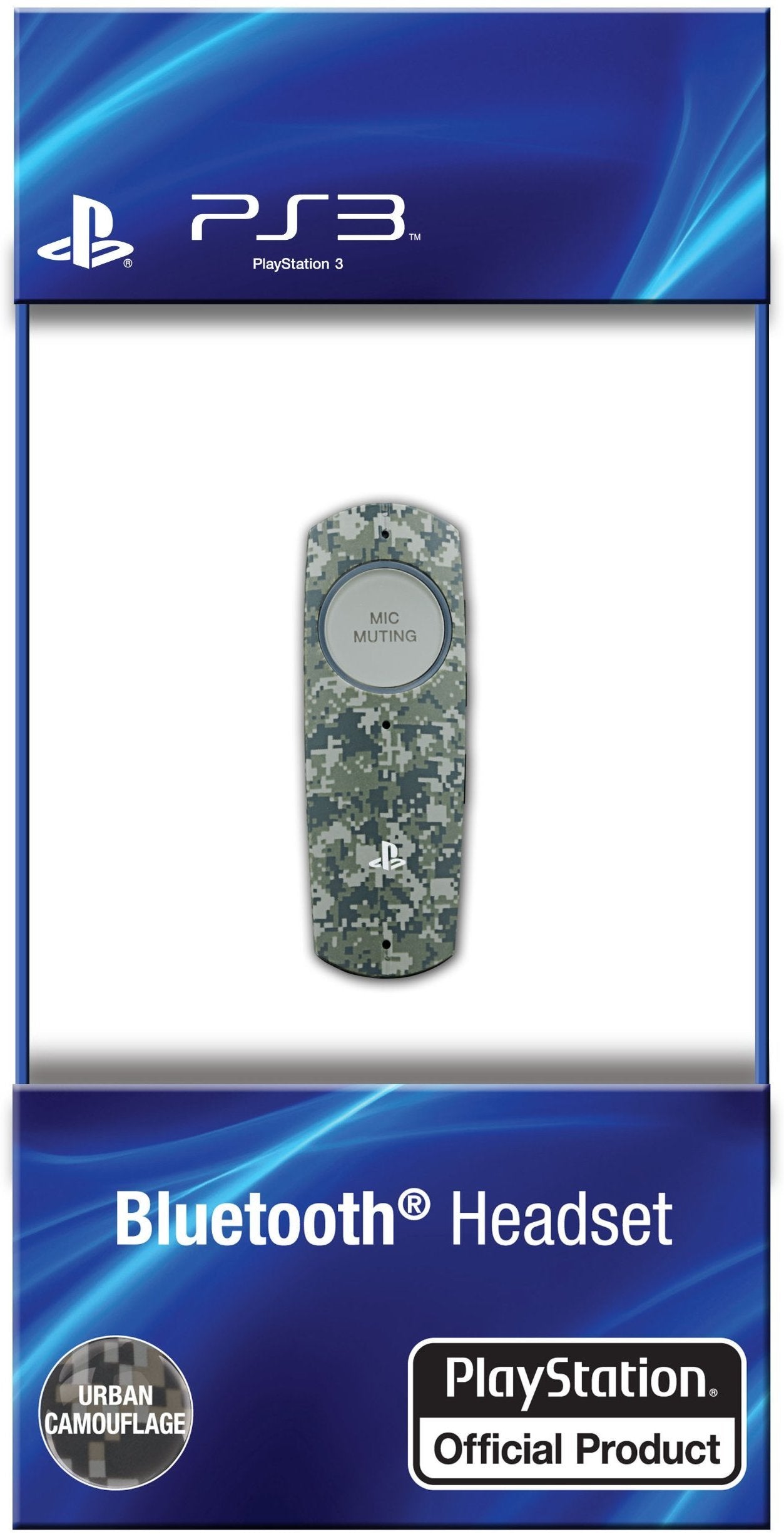 J2Games.com | Urban Camouflage Bluetooth Headset (Playstation 3) (Brand New).