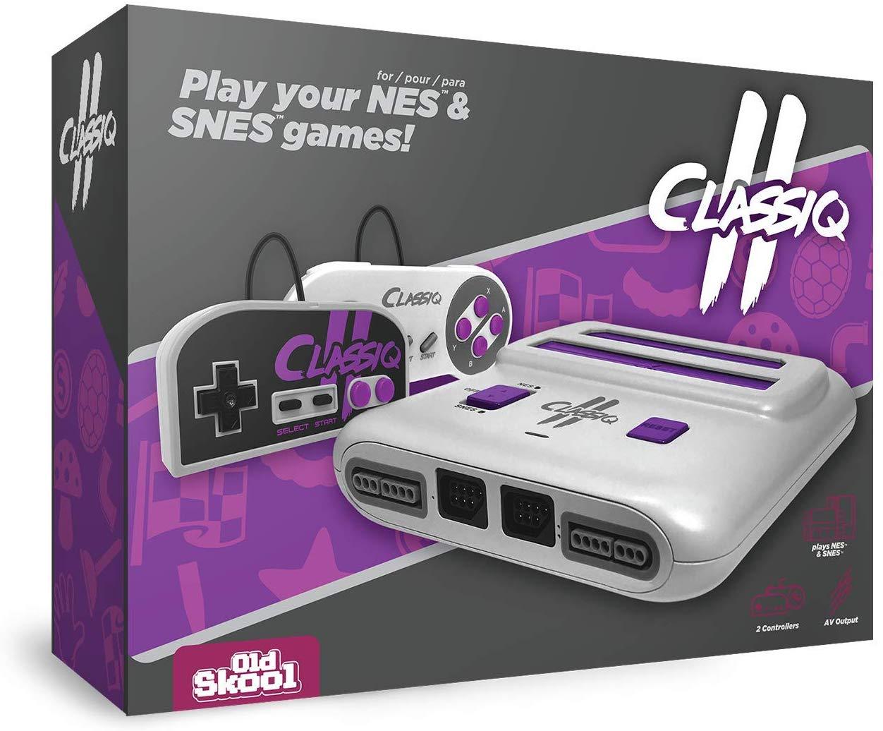 J2Games.com | Classiq 2 NES/SNES Game Console (Old Skool) (Brand New).
