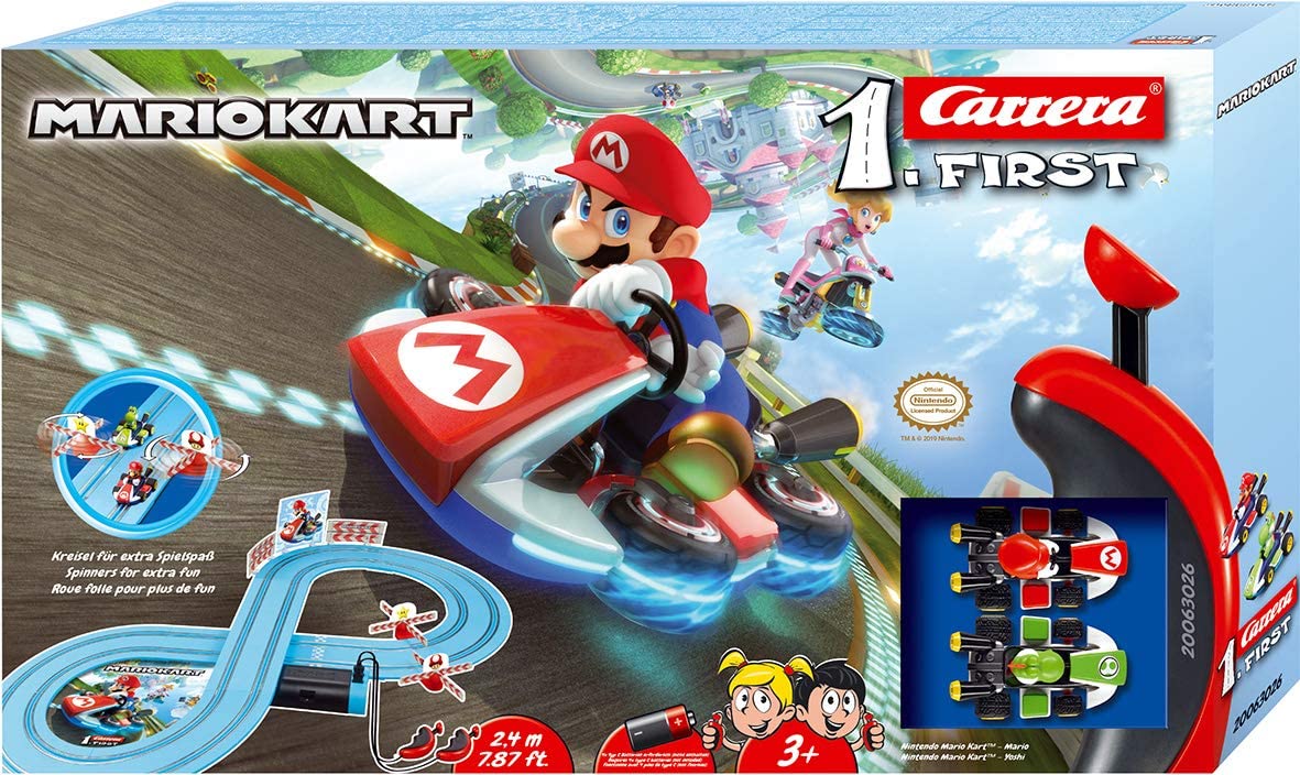 Carrera "FIRST" Mario Kart RC Circuit Track with Spinners (Toys)