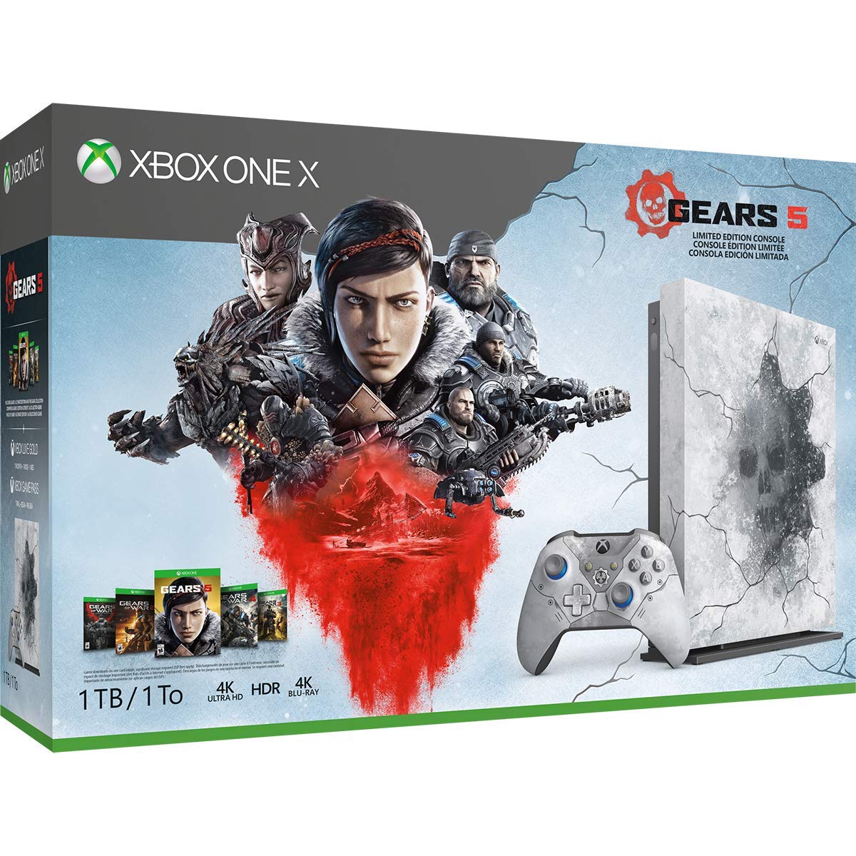 gears 5 limited edition Xbox One X 1TB Console