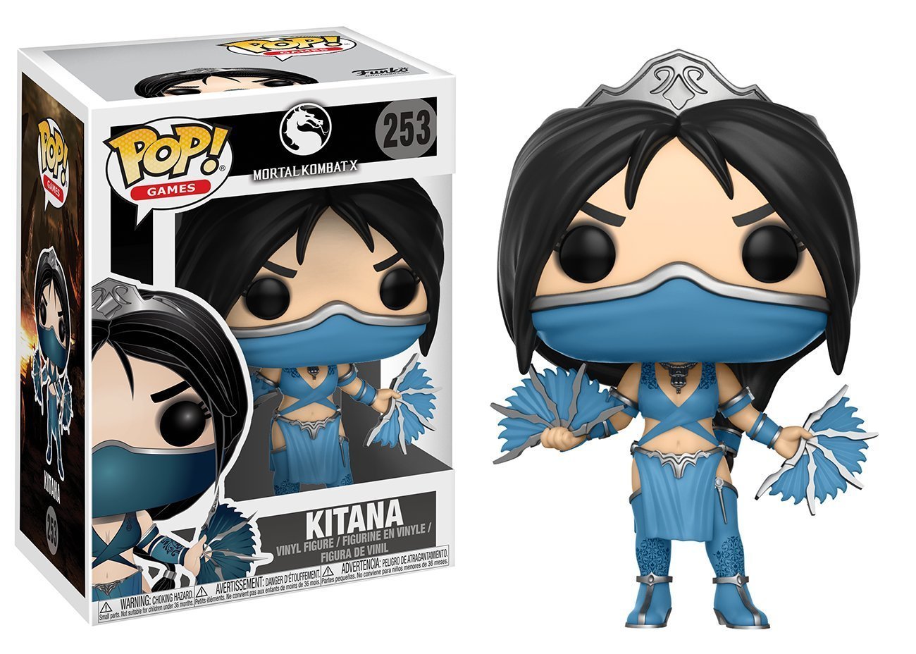 J2Games.com | POP! Games 253: Mortal Kombat - Kitana (Brand New).