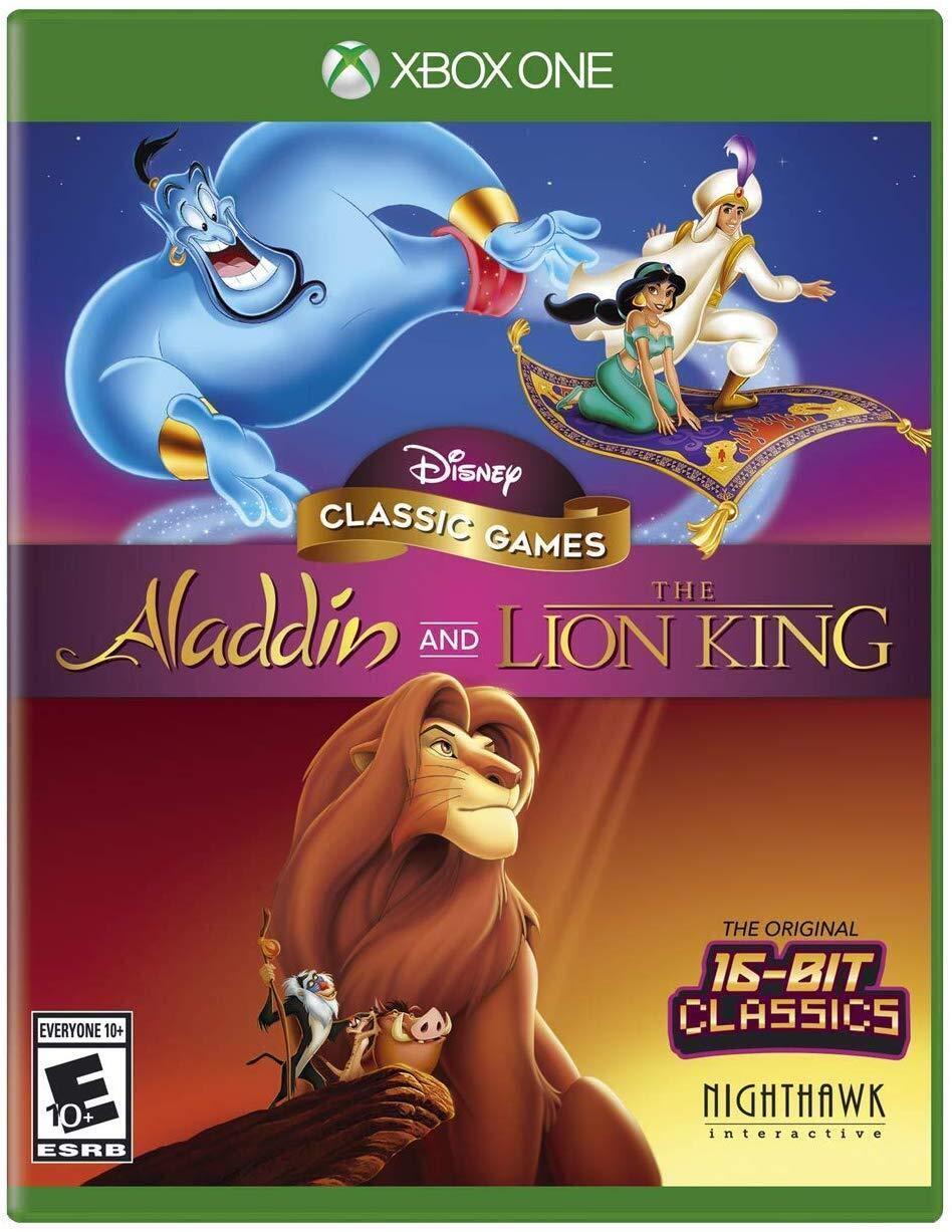 J2Games.com | Disney Classic Games: Aladdin and The Lion King (Xbox One) (Brand New).