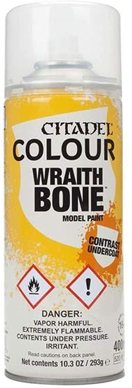 Pintura Warhammer: Capa base de contraste Wraith Bone Spray (Warhammer)