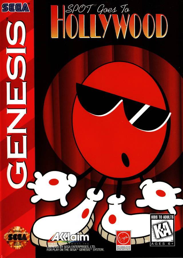 J2Games.com | Spot Goes To Hollywood (Sega Genesis) (Pre-Played - Game Only).