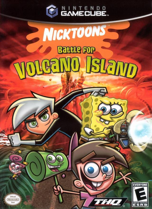 J2Games.com | Nicktoons Battle for Volcano Island (Gamecube) (Pre-Played - Complete - Good Condition).