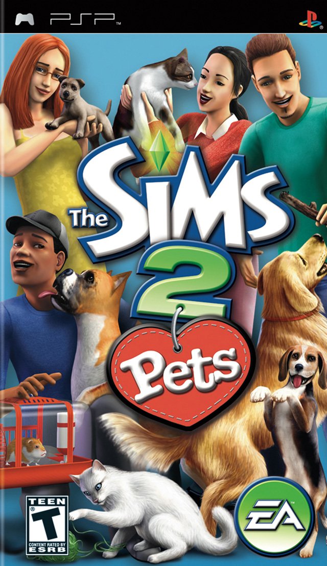 J2Games.com | The Sims 2 Pets (PSP) (Complete - Good).