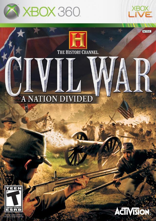 J2Games.com | History Channel Civil War A Nation Divided (Xbox 360) (Pre-Played - CIB - Good).