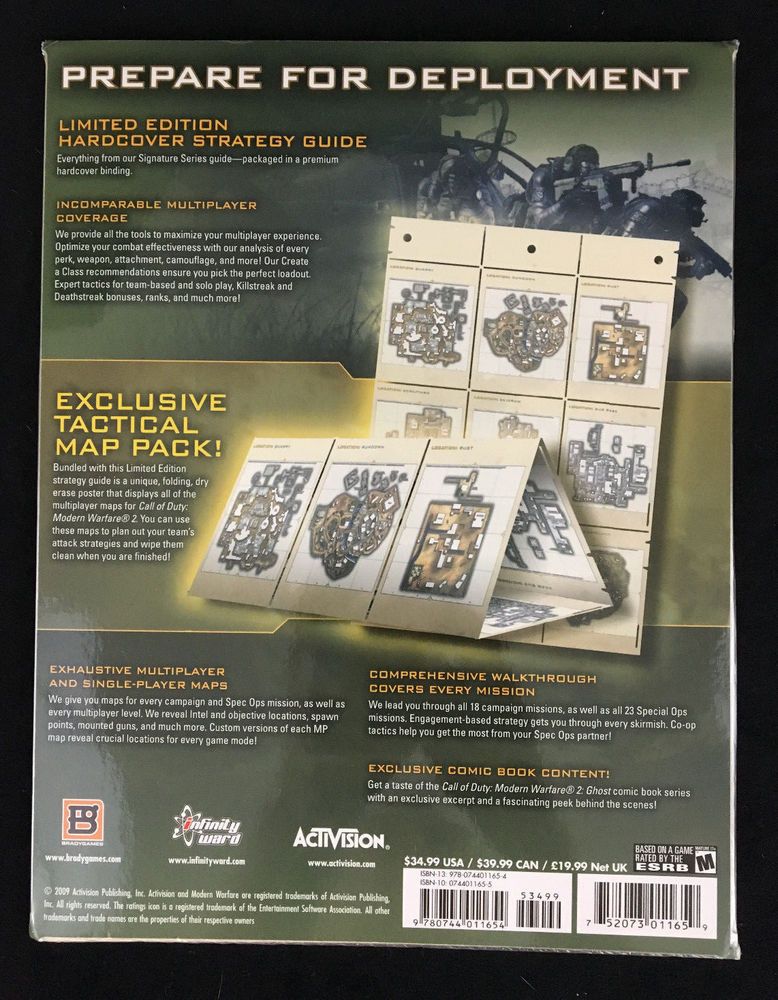 J2Games.com | Brady Games: Modern Warfare 2 Tactical Map Guide (Books) (Pre-Owned).