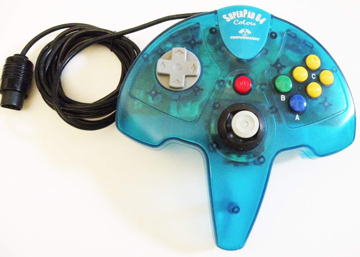 J2Games.com | Interact Hyper Blue Superpad (Nintendo 64) (Brand New).