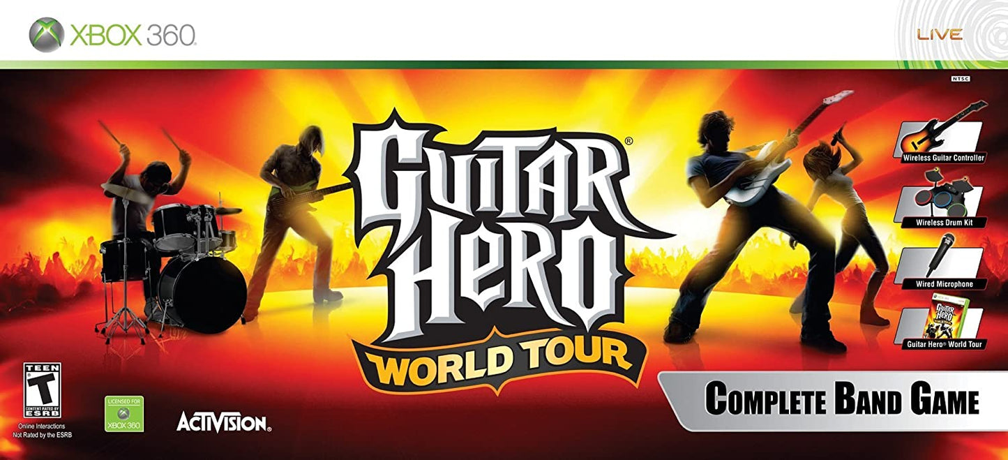Guitar Hero World Tour Band Kit (Xbox 360)