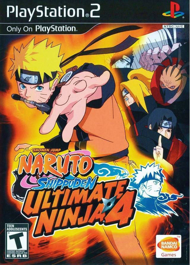 J2Games.com | Ultimate Ninja 4: Naruto Shippuden (Playstation 2) (Pre-Played).
