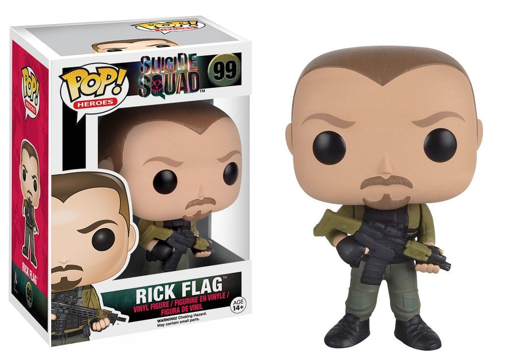 J2Games.com | POP! Heroes Suicide Squad 99: Rick Flag (Brand New) (Funko).
