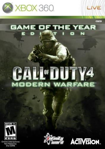 J2Games.com | Call of Duty 4 Modern Warfare Game of the Year Edition (Xbox 360) (Pre-Played - Game Only).