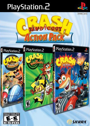 Paquete de acción Crash Bandicoot (Playstation 2)