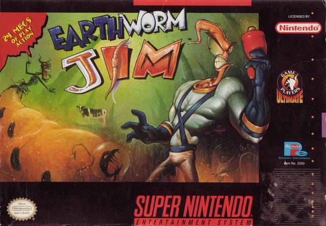 J2Games.com | Earthworm Jim (Super Nintendo) (Pre-Played - Game Only).