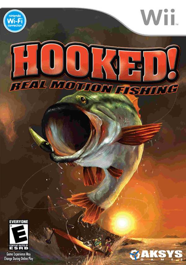 J2Games.com | Wii Hooked Real Motion Fishing Controller (Wii) (Pre-Played - CIB - Good).