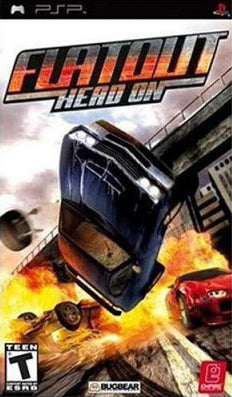 FlatOut de frente (PSP)