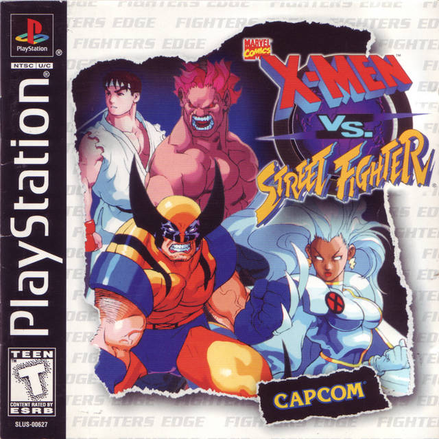 X-Men contra Street Fighter (Playstation)