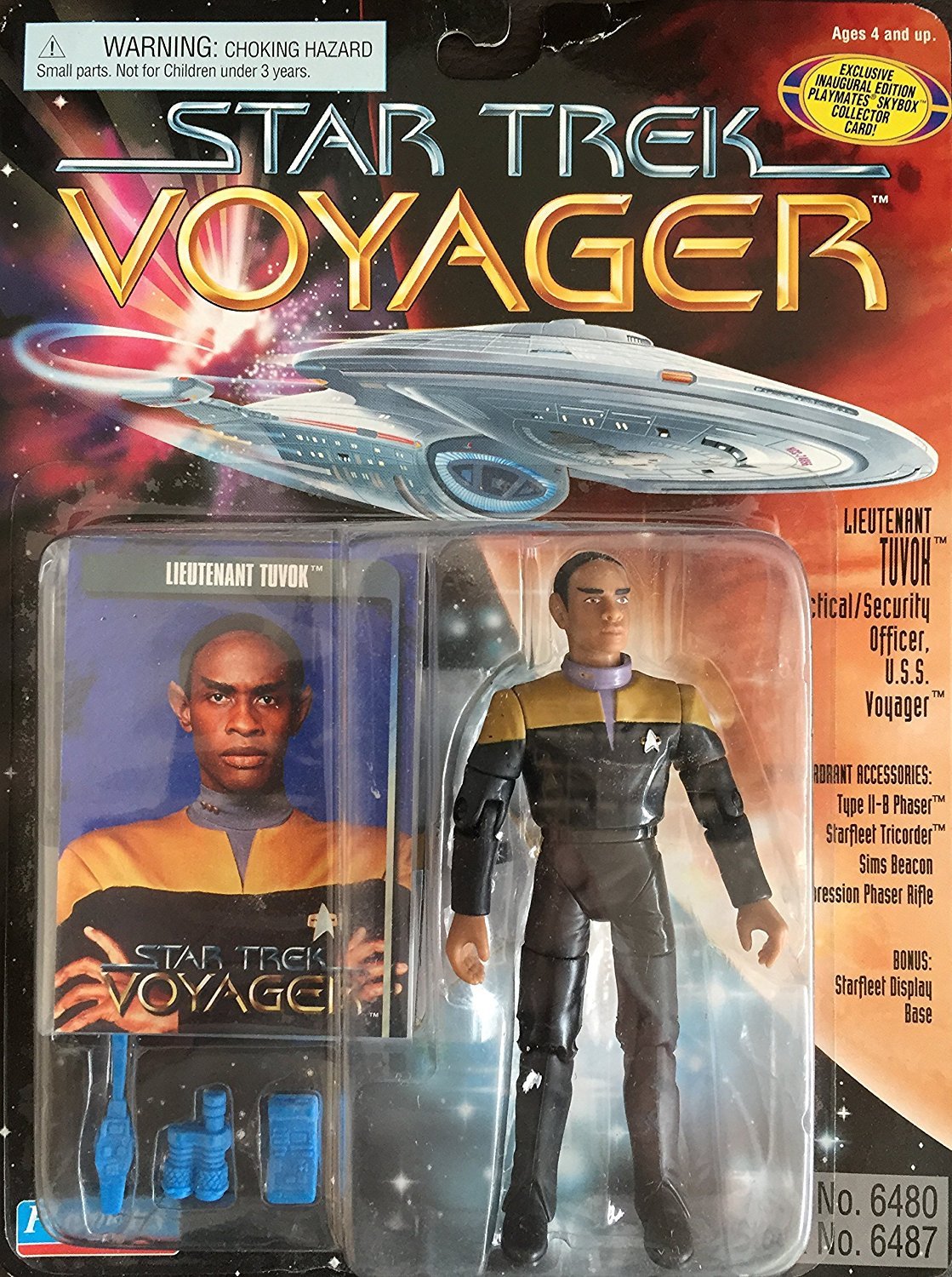 J2Games.com | Star Trek Voyager Lieutenant Tuvok (Playmates) (Brand New).