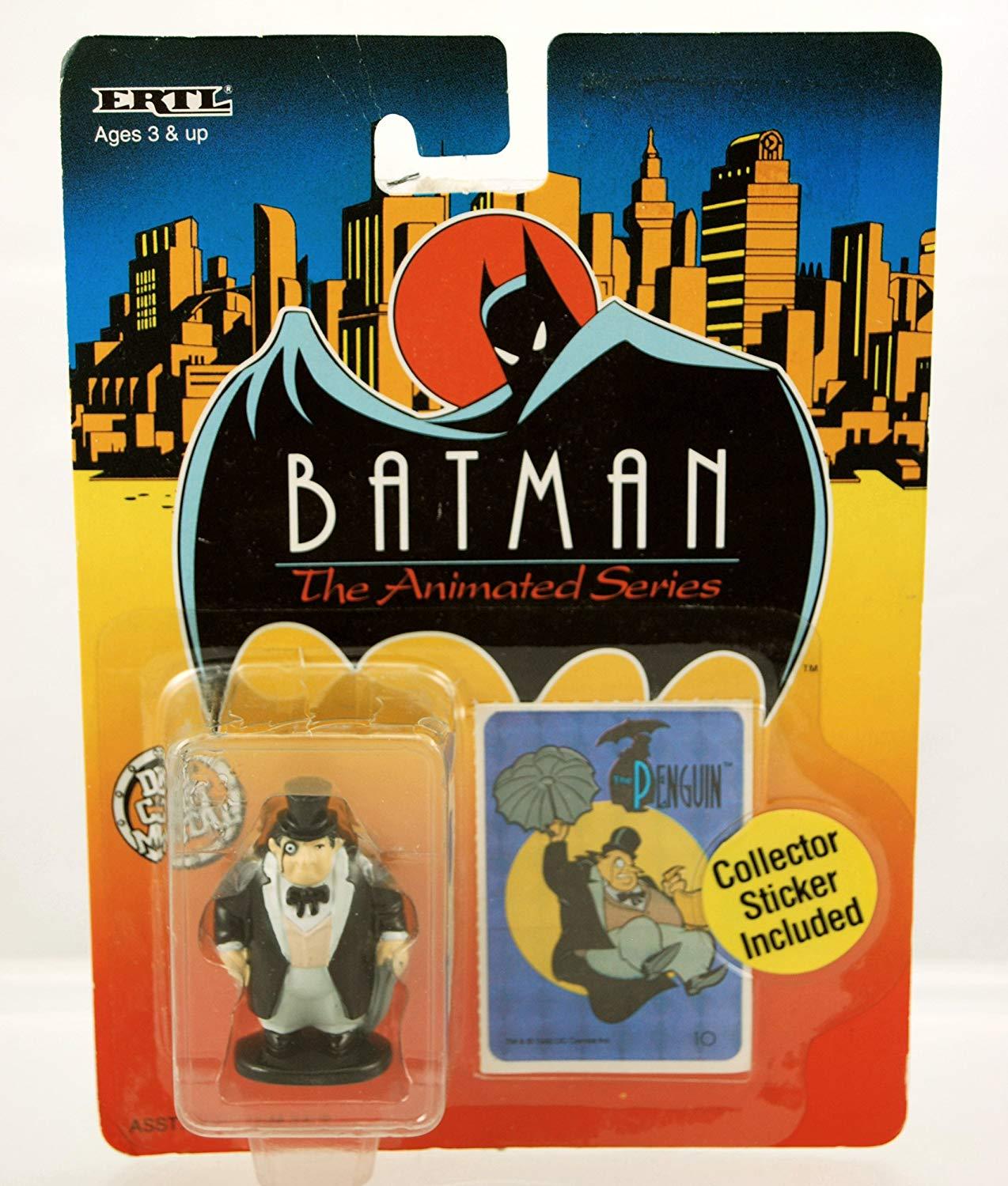 J2Games.com | Batman the Animated Series - Penguin Figure - w/ Collector Sticker (Brand New).