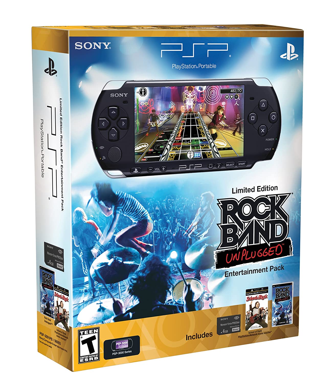 PSP 3001 Limited Edition Rock Band Version (PSP)
