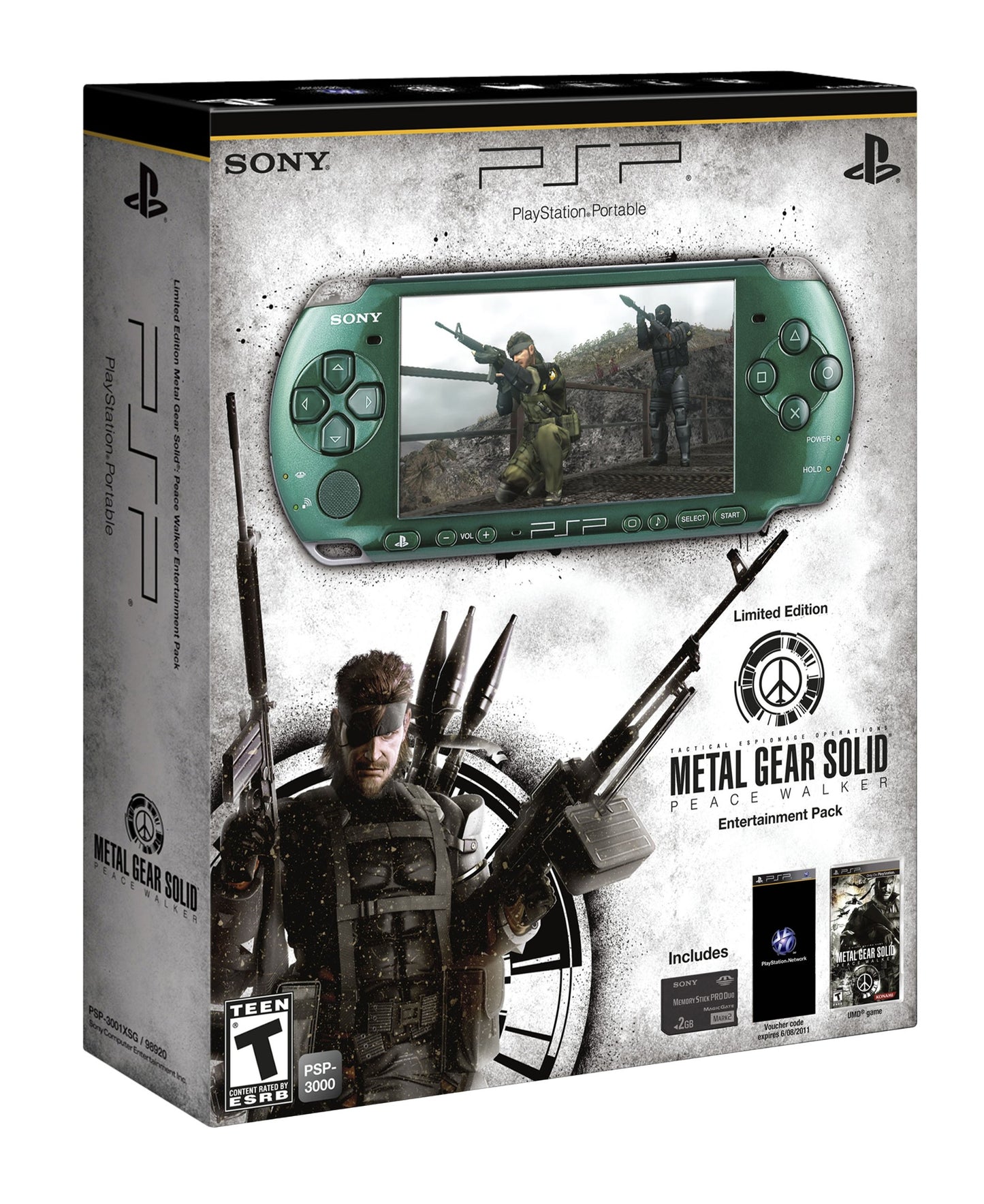 PSP 3001 Limited Edition Metal Gear Version (PSP)