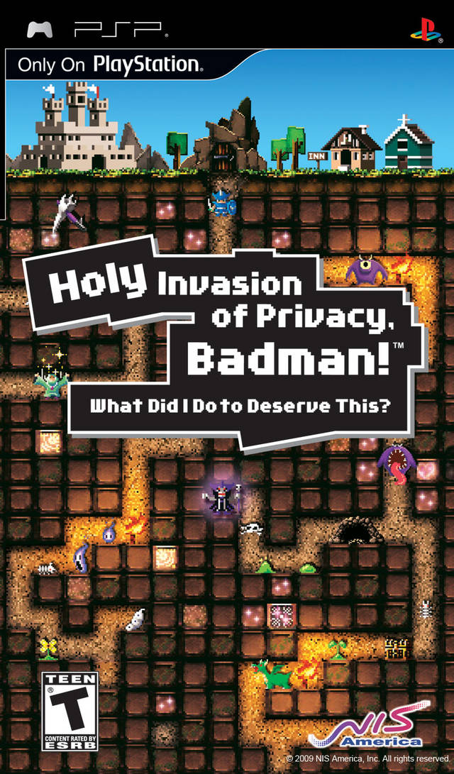 ¡Santa invasión de la privacidad, Badman! ¿Qué hice para merecer esto? (PSP)