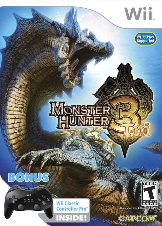Monster Hunter Tri (juego y mando) (Wii)