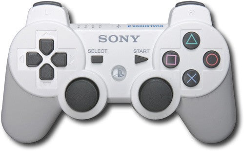 Playstation 3 White Wireless Sixaxis Controller (Playstation 3)