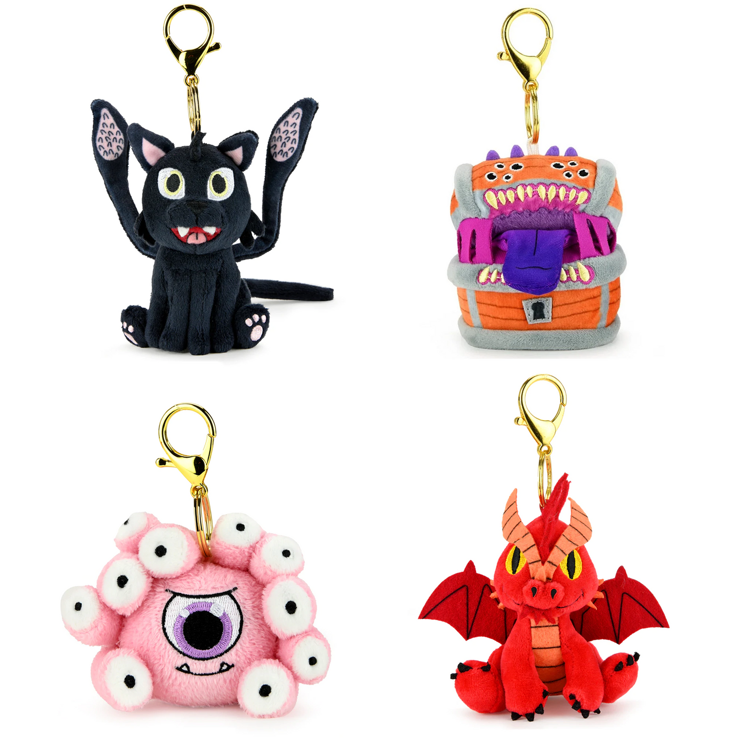 Plush Display: D&D 3" Plush Charms- Wave 1 (Toys)
