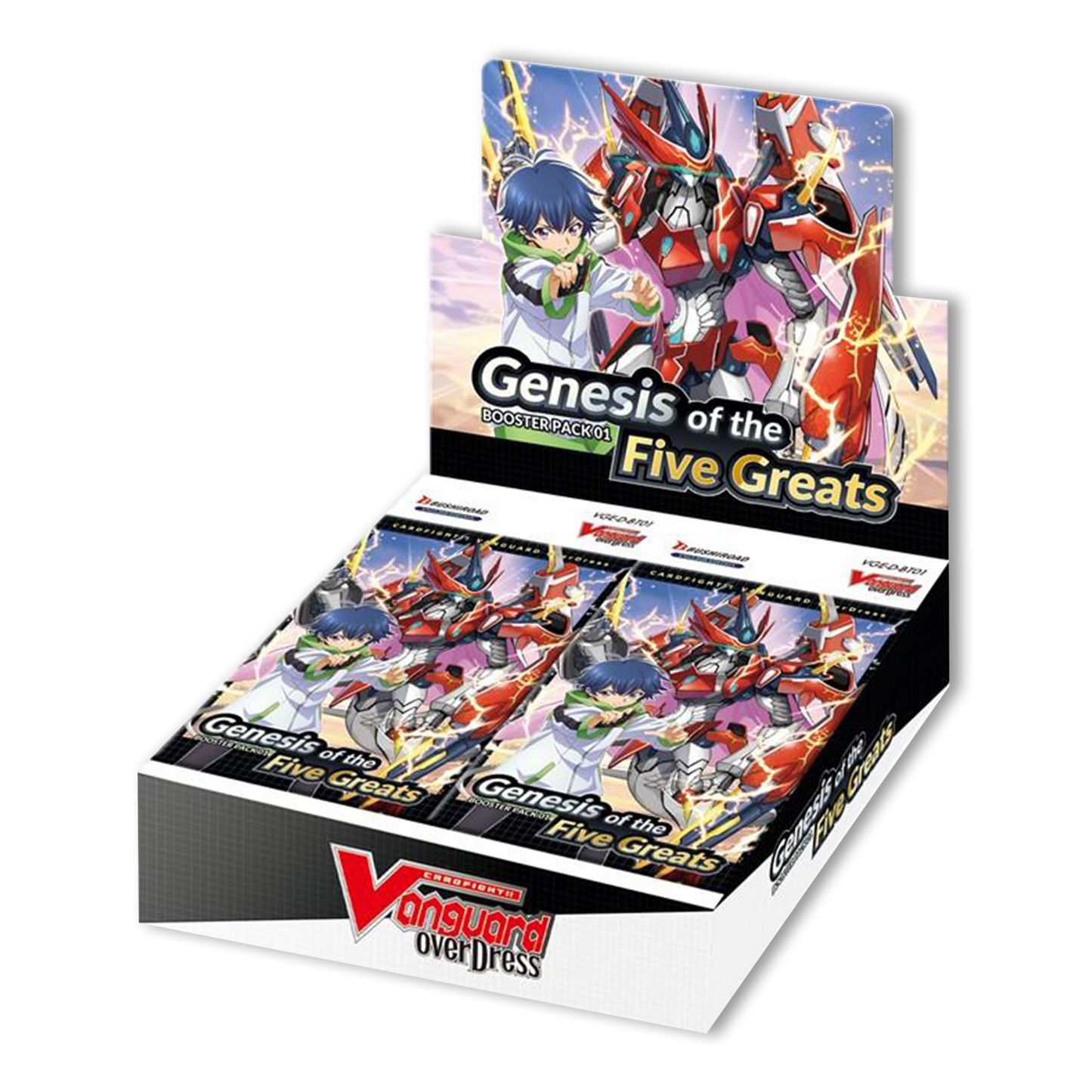 Cardfight Vanguard overDress: Génesis de los Cinco Grandes Booster Pack (Juguetes)