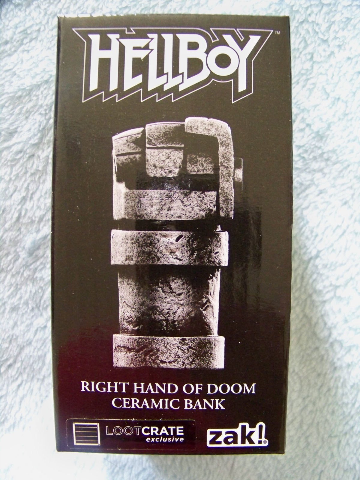 J2Games.com | Hellboy Right Hand of Doom Ceramic Coin Bank Loot Crate August 2016 (Brand New).