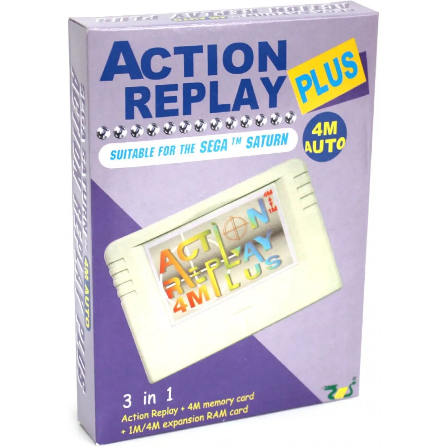 Tarjeta de memoria Action Replay 4M Plus (Sega Saturn)