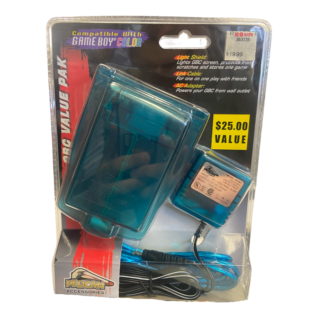 Pelican Gameboy Color Azul Value Pack (Gameboy Color)
