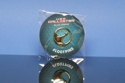 J2Games.com | U.S.S Calister Black Mirror Lootcrate Pin (Brand New).