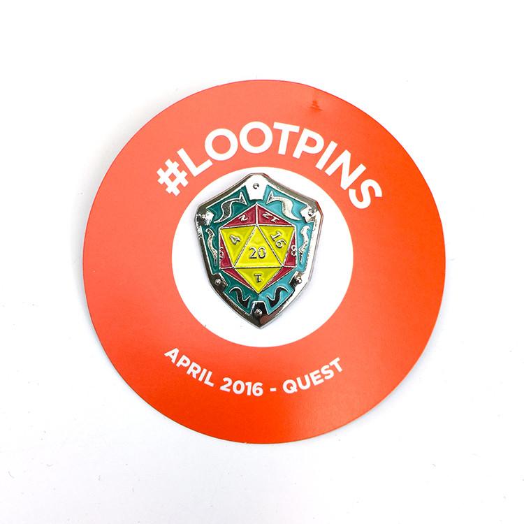 J2Games.com | Quest Dice Lootpins (Pins) (Brand New).