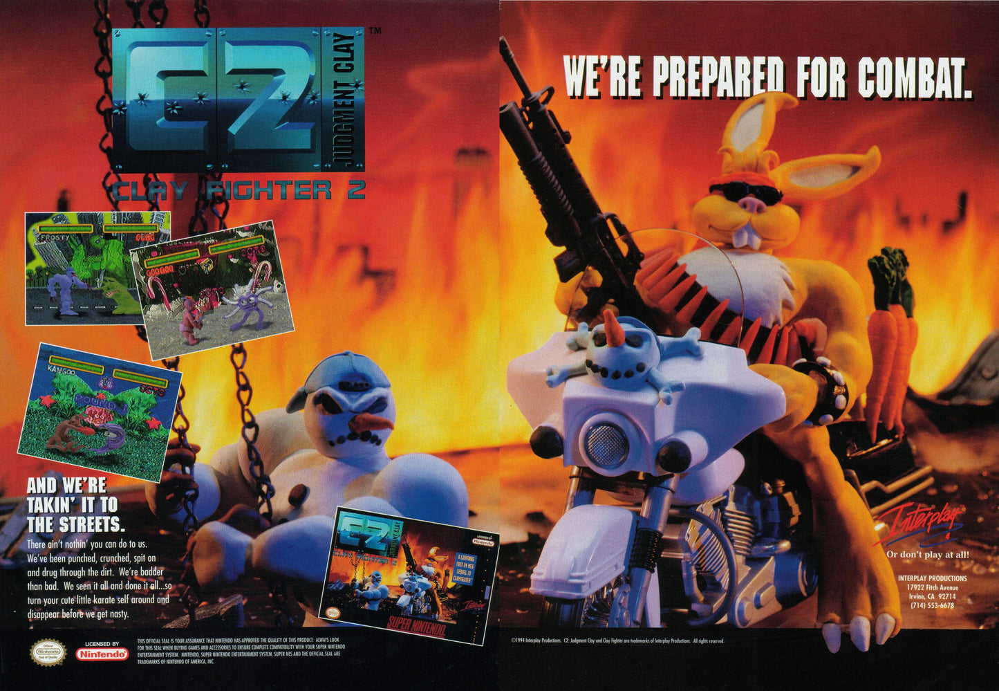 ClayFighter 2 Arcilla del juicio (Super Nintendo)