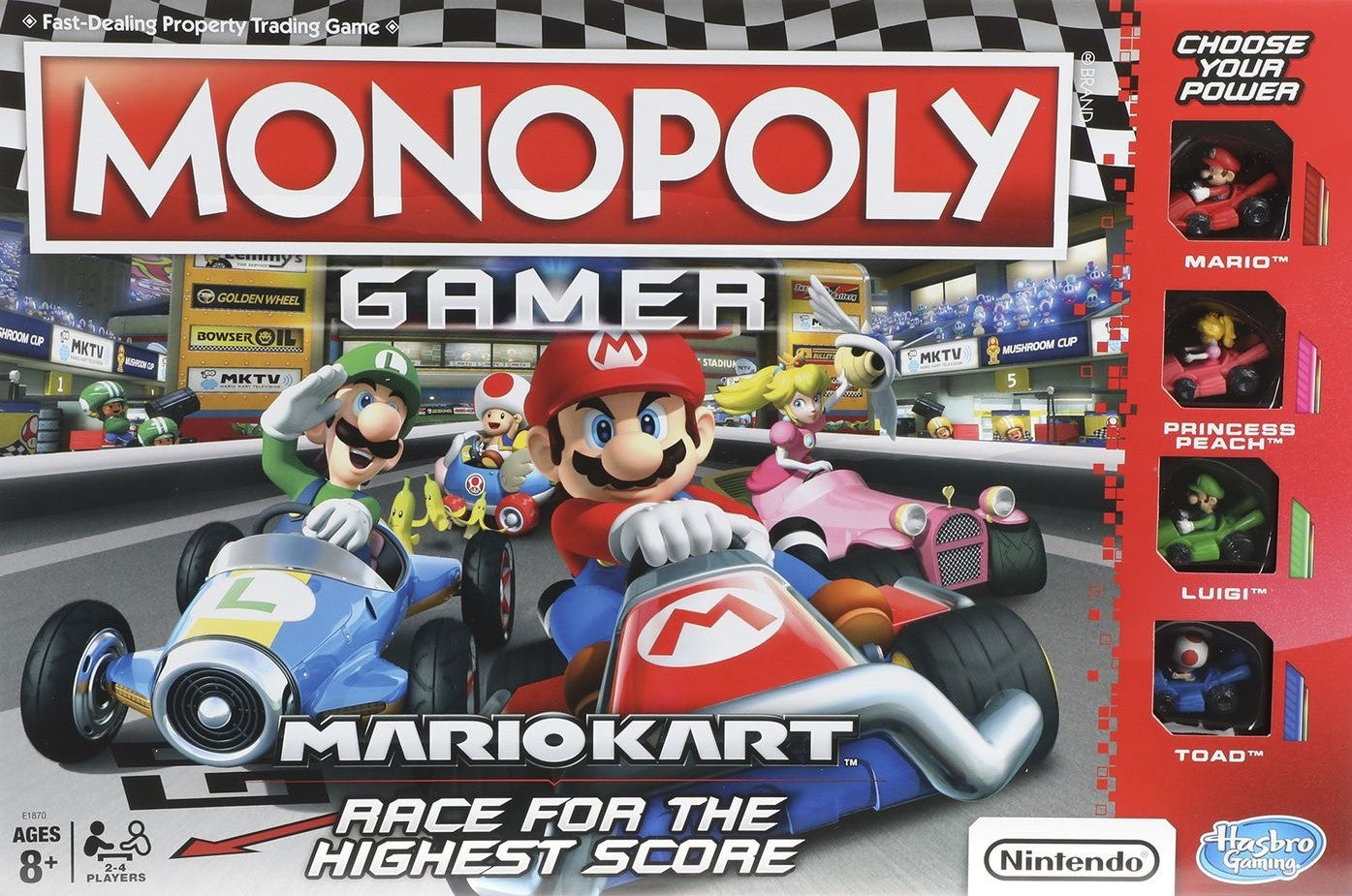 Jogo de Tabuleiro Monopoly: Mario Kart - USAopoly - Toyshow Tudo