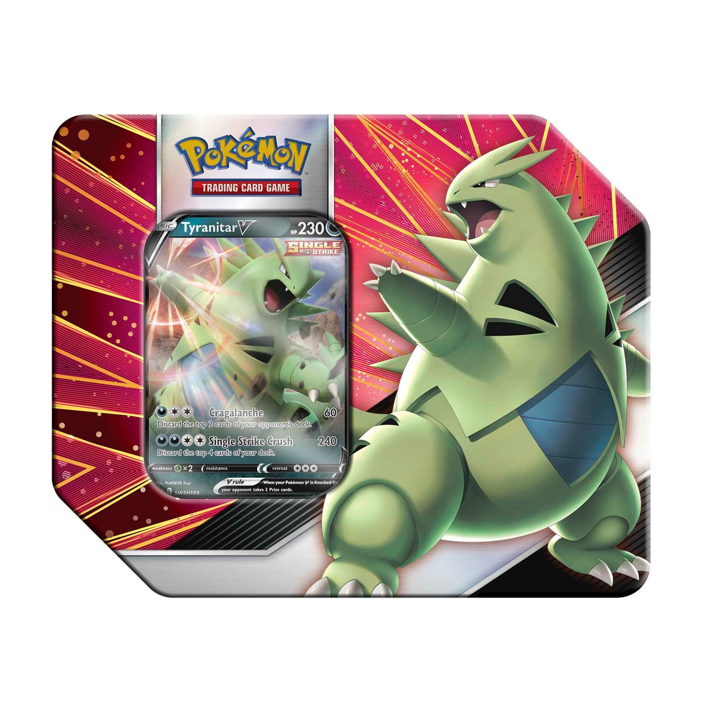 Pokémon TCG: V Strikers Tin (Tyranitar V) (Toys)