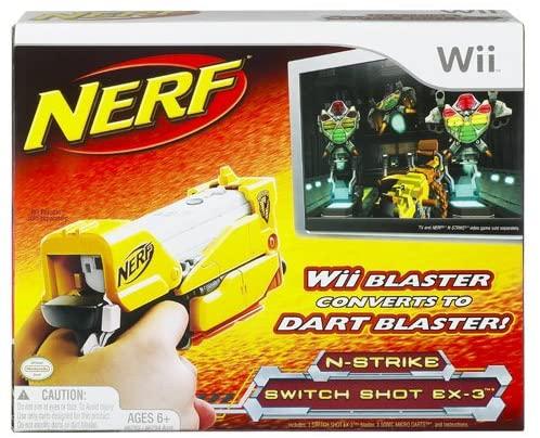 J2Games.com | Nerf N-Strike Switch Shot EX 3 2 Game Bundle (Nintendo Wii) (Pre-Played - CIB - Good).