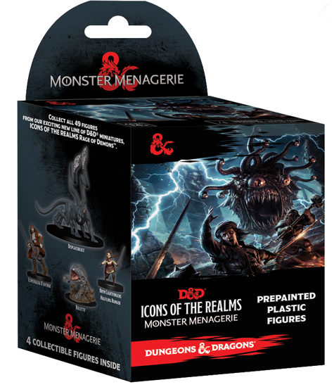 D&D Icons of the Realms: Set 4- Monster Menagerie Booster Box (Toys)