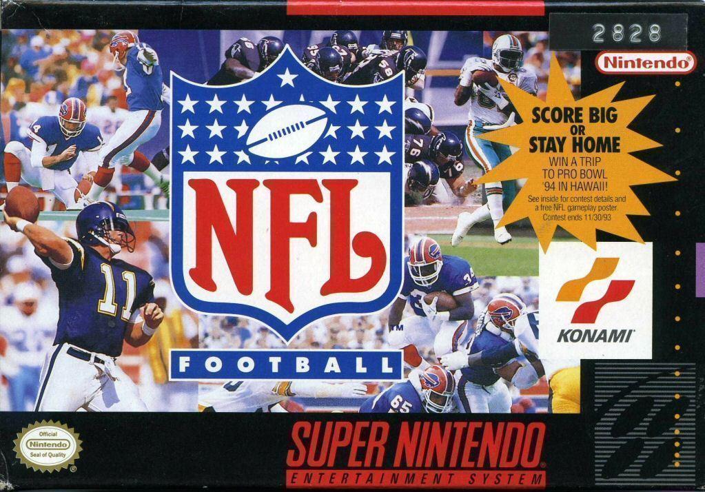 J2Games.com | NFL Football (Super Nintendo) (Pre-Played - Game Only).