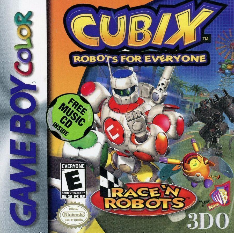 J2Games.com | Cubix Robots for Everyone Race N Robots (Gameboy Color) (Pre-Played - Game Only).