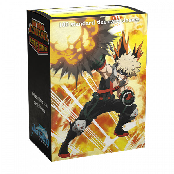 Fundas Dragon Shield: Arte estándar mate 'MHA Bakugo Explode', edición limitada (100 pzas.) (Juguetes)