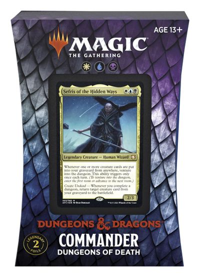 Magic The Gathering: Adventures in the Forgotten Realms Dungeons of Death Commander Deck (MTG)
